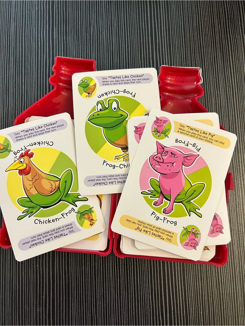 Tastes Like Chicken Card Game - Red